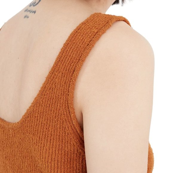 NWT Madewell  Kingston Button Tank in Golden Pecan - Picture 3 of 6